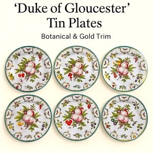 Metropolitan Museum of Art Tin Plates – Garden Party Perfect – Set of 6